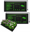 2 Pack Seedling Heat Mat for Seed Starting Plants Germination, 10"x20.5" by RooTrimmer