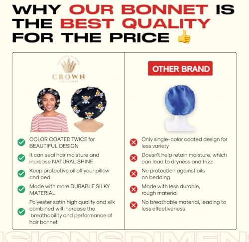 Silky Design Bonnet with Elastic Soft Band Adjustable Women and Men Bonnets for Sleeping Comfortable Satin Fabric (BlackOp) - Image 2
