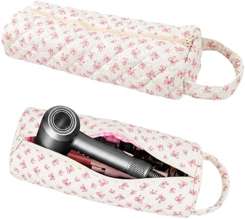 Hollow Bow Hair Tools Bag Compatible with Dyson Airwrap Shark FlexStyle by Canumer