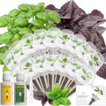 LYKOCLEAN Herb Seed Pod Kit Compatible with AeroGarden Hydroponics Growing System, Complete Indoor Gardening Supply (Basil, 16-pods) by LYKO