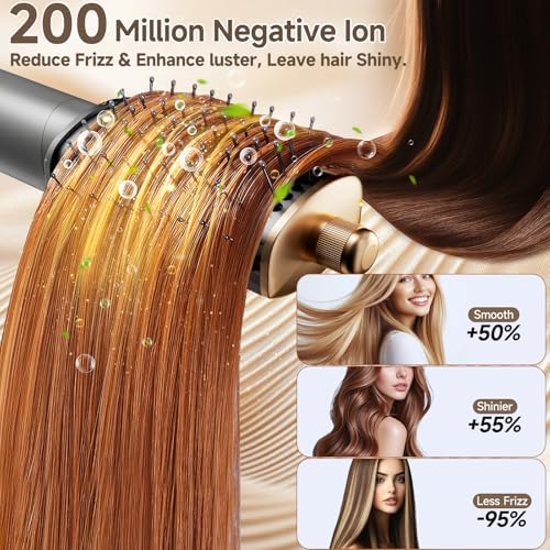 8-in-1 Professional Hot Air Styler & Straightener, 1100W Fast Drying - Image 6