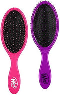 Wet Brush Original Detangler Hair Brush - Health and Peace (Pack of 2) - Exclusive Ultra-soft IntelliFlex Bristles - Glide Through Tangles With Ease For All Hair Types - Women, Men, Wet And Dry Hair by WetBrush