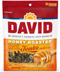 DAVID Jumbo Sunflower Seeds, Honey Roasted Flavor, 5.25 oz. by DAVID