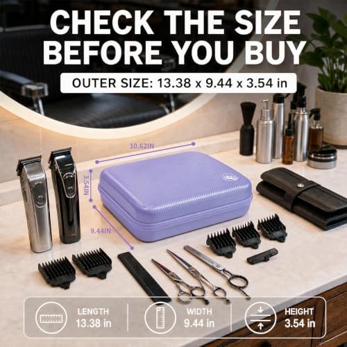 Boobowl Barber Accessories Bag for Clippers and Supplies, Hair Clipper Box - Image 6