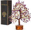 YATSKIA Amethyst Crystal Tree, Birthday Gifts for Women, Mom & Sister, Handmade Crystal Tree of Life, Boho Home, Room & Office Desk Decor, Housewarming Gift by YATSKIA