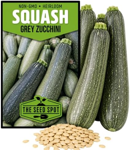 260+ Summer Squash Seeds for Planting - Heirloom Non GMO by Unknown
