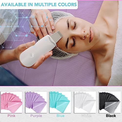 80 Pack Disposable Dental Bibs 13"x18", 3-Ply Waterproof Tattoo Bibs Sheet for Nail Salon, Dental Clinic, Feeding, Tattoo Shop (Purple) - Image 5