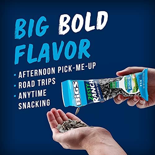 BIGS Sunflower Seeds, Hidden Valley Zesty Ranch Flavor, 2.75 oz. (12-pk) - Image 5