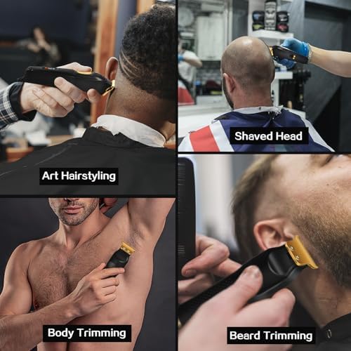 CIICII Mens Hair Clippers and Trimmers Set, Cordless Barber Haircut Kit - Image 7