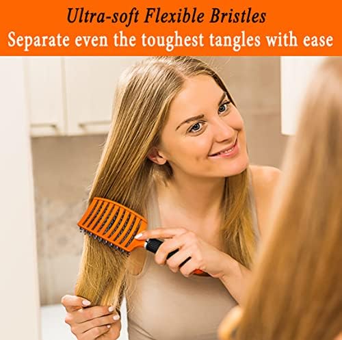 Detangling Brush for Women & Kids, Wet & Dry Hair, All Hair Types - Image 5
