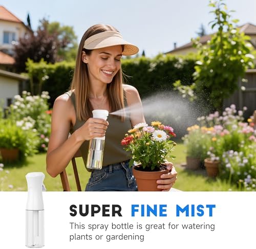3 Pack Continuous Spray Bottle for Hair, 6.8 OZ Ultra Fine Mister Sprayer - Image 5