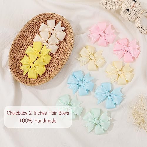 Choicbaby 2.3 Inches Mini Baby Hair Bows 60pcs Toddler Hair Accessories - Image 4