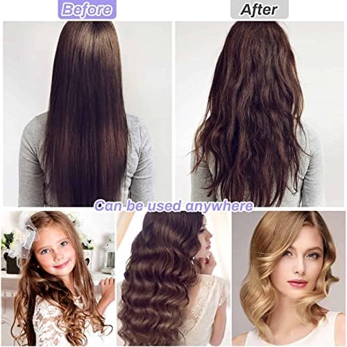 Self Grip Hair Rollers and Curlers Set - 24 Pieces with 3 Sizes (4 Jumbo, 4 Large, 4 Medium) and 12 Clips for Long, Short, Thick, Fine Hair Styling - Image 7