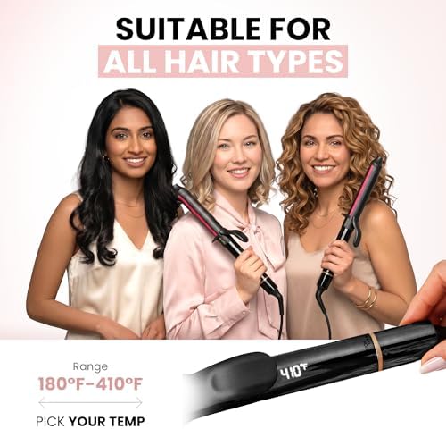 ELLA BELLA® Curling Iron 1 Inch with Infrared, Ceramic Wand, All Hair Types - Image 5