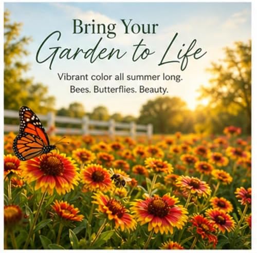 Blanketflower Gaillardia Seeds (Gaillardia aristata) – 500+ Non-GMO Heirloom Seeds by Isla’s Garden Seeds, Vibrant Perennial Wildflowers, Attracts Butterflies & Bees, Drought-Tolerant & Easy to Grow - Image 4