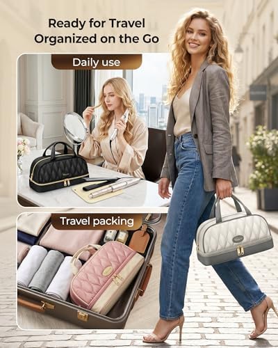 Mancro Carrying Case for Shark FlexStyle, Quilted Hair Tools Travel Bag - Image 7