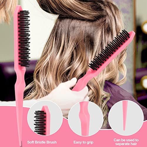 SWEET VIEW 3Pcs Slick Back Hair Brush - Image 4