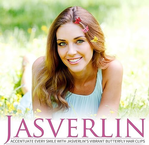 JASVERLIN Mini Butterfly Hair Clips, Y2K Claw Clips 50 Pcs - Image 7