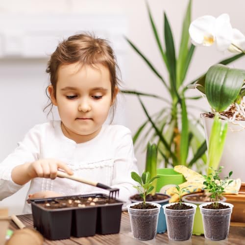 30 Pcs 2 Inch Clear Mini Nursery Pots, Seedling Pots with Drainage Holes - Image 4