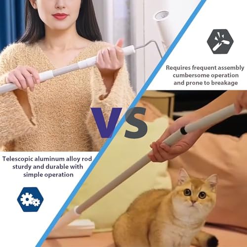 7.9" Large Lint Rollers for Pet Hair,Long Handled Extra Sticky - Image 3