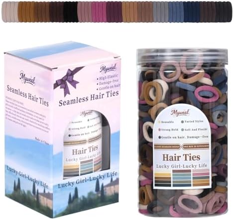 500PCS Baby Hair Ties No Damage, Toddlers Hair Bands for Little Girls Kids by Unknown