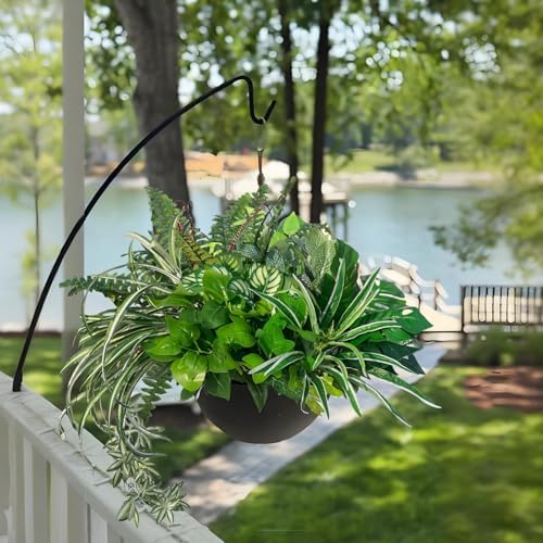 Artificial Green Plants Faux Greenery for Winter Outdoor Porch Planters - Image 6