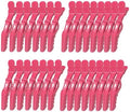 30 Pack Alligator Hair Clips, Sectioning Clips for Salon Coloring, Cutting & Styling, Durable Plastic Barber Hairdressing Tools, Strong Grip Crocodile Clips for Women Men Kids (Hotpink) by Unknown