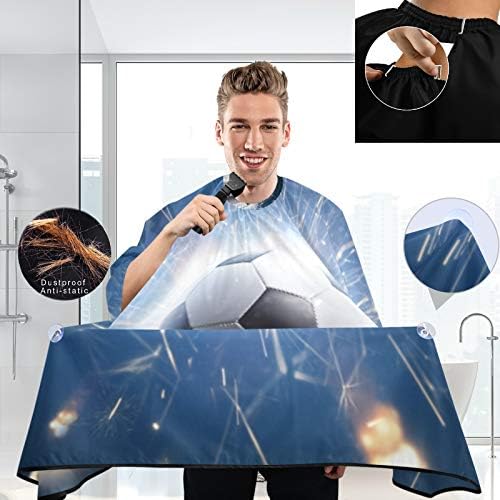 visesunny Professional Barber Cape Polyester Hair Cutting Salon Cape Apron Anti-Static Beard Bib - Image 3