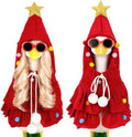 3PCS Porch Goose Outfits Christmas Tree Set for 17 & 23 Inch Goose Statue by ZYIDBNG