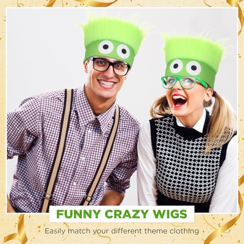 Crazy Wig Hairy Headband Hat - Image 3