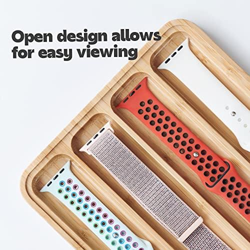 AFOOYO Wooden Watch Band Organizer - Compatible with All Apple Watch Bands - Image 4