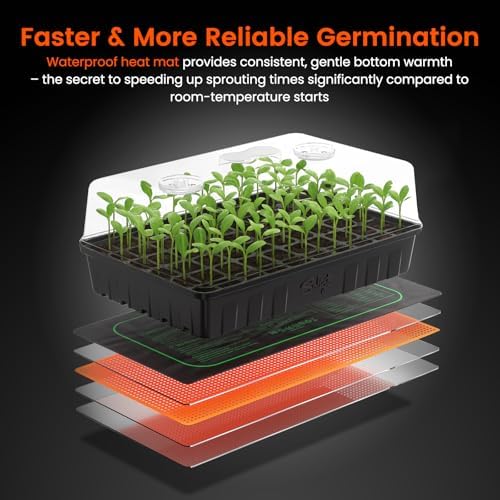 SOLIGT 3 Set 60-Cell Seed Starter Kit with Domes, Cell Trays and Heat Mats - Image 2