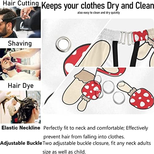 Barber Capes Polyester Hair Cutting Salon Cape with Snaps Beard Bib Hairdresser Gown Stylist Cape For Men Women - Image 5