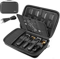 Barber Bags for Hair Clippers and Supplies, Hair Cutting Barber Case Supplies Organizer, Hair Trimmer Organizer for Men Razor Guard Grooming Kits (Case Only) by Unknown