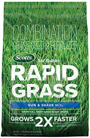 Scotts Turf Builder Rapid Grass Sun & Shade Mix, 16 lbs. by Unknown