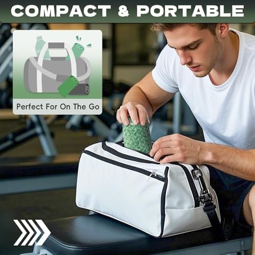 Microfiber Gym Towels for Showering Working Out Quick Dry Negative ions Large Middle Small Sizes Lightweight Gym Towel for Men Women Tennis Sports Towels for Body Hot Yoga Fitness Essentials - Image 6