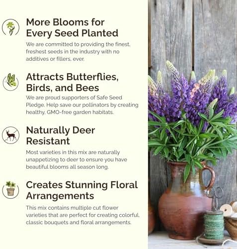 Eden Brothers Oklahoma Wildflower Mixed Seeds for Planting, 1/4 lb - Image 4