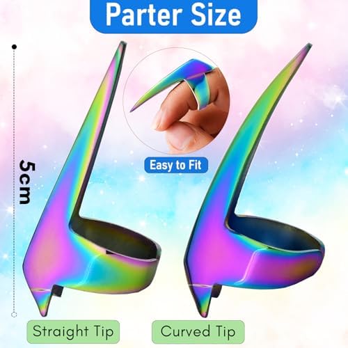 My Hair Tools Hair Parting & Sectioning Ring – Stainless Steel Finger Braiding Pick Tool for Dreadlocks, Wigs, Weaves, Hair Extensions – Quick Install Styling Tool for Salon & Home Use (CPF-15) - Image 3