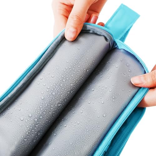 Teal Toiletry Bag for Girls, Travel Toiletry Bag for Teen Girls Cosmetic Bag Makeup Bag Waterproof Hanging Wash Bag Kids Toiletries, Green - Image 5