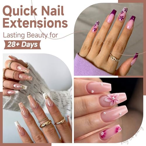 UNA GELLA Medium Coffin Nails Tips 216PCS 12 Sizes, X-Soft - Image 2