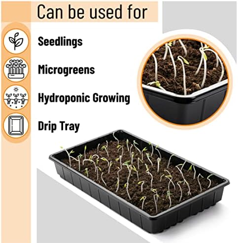 Mr. Pen- Seed Starter Trays, 5 Pack, 17"x10"x2.4" - Image 5