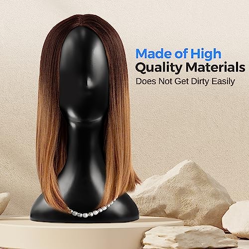 SereneLife Professional Mannequin Head, Durable Multi-purpose Women Model Wig Stand Display, Suitable for Shaping and Displaying Hats, Hair Pieces, Wigs, Accessories and Jewelry - Image 4