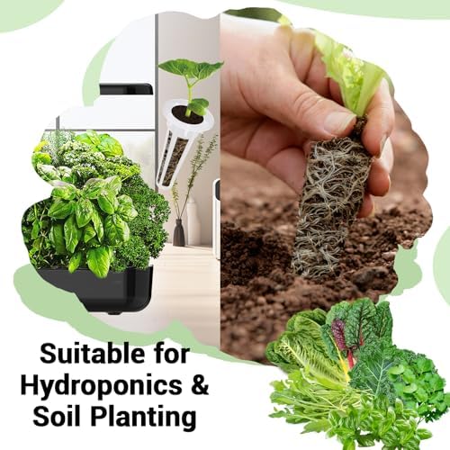 Herb & Salad Greens Seed Pods for All Hydroponics Growing Systems, 8 Pods with 600+ Seeds of Basil, Cilantro, Romaine, Kale, Arugula and Swiss Chard - Image 4