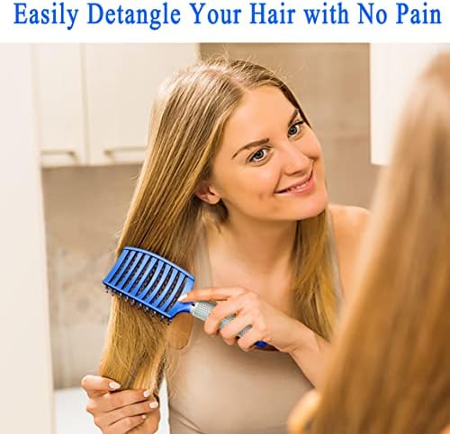 Detangling Brush for Women & Kids, Wet & Dry Hair, All Hair Types - Image 4