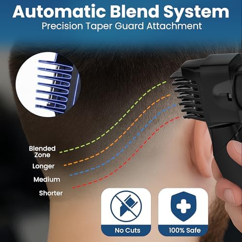 247 Groomed Self Haircut Trimmer for Men, Electric Hair Grooming Kit - Image 4