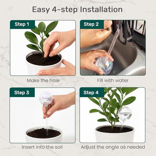 Watering Globe Sleeves 10 Pack – Anti-Clog Plastic Inserts for Plant Globes - Image 5