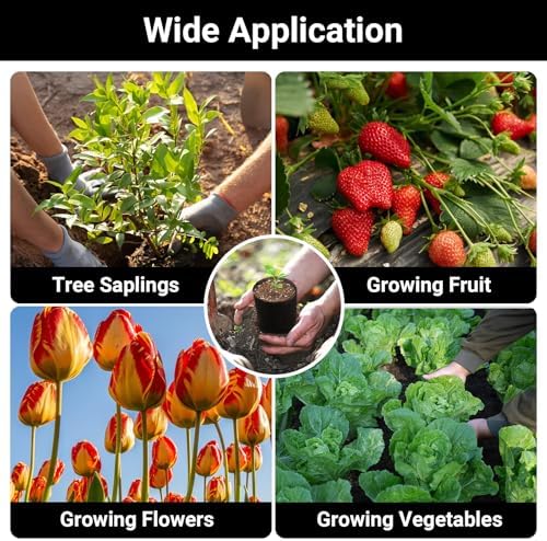 Black Plant Grow Bags for Plants Nursery, Pack of 200 5.5x5.9 Breathable Non-Woven Fabric Grow Bags for Planting Seedling Pots Nursery Pots - Image 6