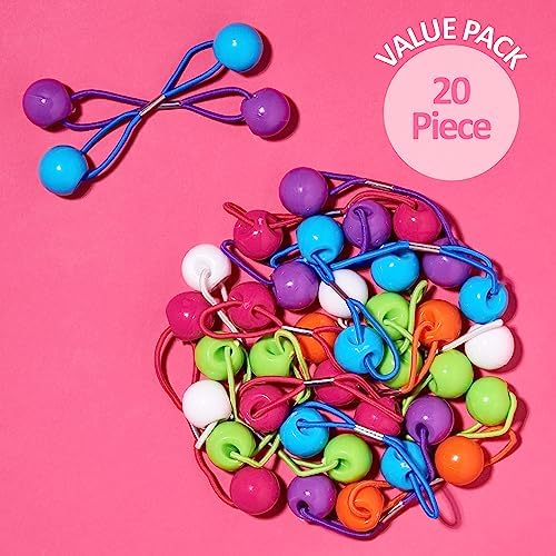 20pc Ponytailers Ponytail Balls Hair Elastics Collection, 18mm -Value - Image 6