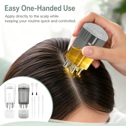 2Pcs Minoxidil Applicator with Cleaning Brushes & Droppers，Scalp Applicator - Image 7