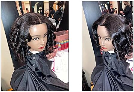 Mannequin Head 100 Afro Real Hair Hairdresser 16inch - Image 6